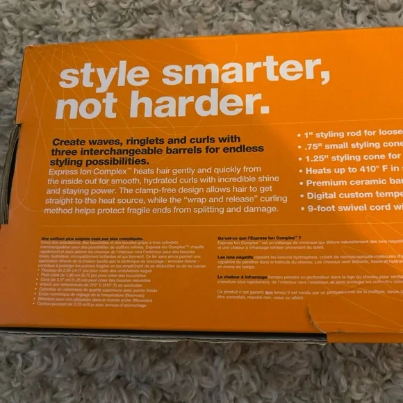 Paul Mitchell Unclipped Curling Set - with 2 bonus attachments - Picture 8 of 8